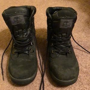 Timberland black hiking boots
